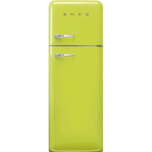 SMEG KOMBINÁLT HŰTŐ ÉS FAGYASZTÓ, retro, 60,1x172 cm, jobb oldali pántok, lime zöld