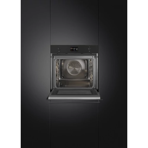 SMEG KOMBINÁLT MIKROHULLÁMÚ SÜTŐ, Classica design, Galileo, 60 cm, ES LCD, matt fekete