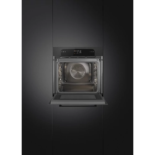 SMEG KOMBINÁLT MIKROHULLÁMÚ SÜTŐ, Musa design, Galileo, 60 cm, ES LCD, fekete, Schuko