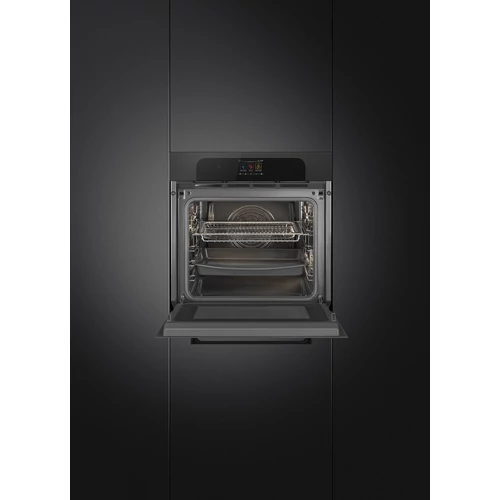SMEG KOMBINÁLT MIKROHULLÁMÚ SÜTŐ, Musa design, Galileo, 60 cm, TFT, fekete, Schuko