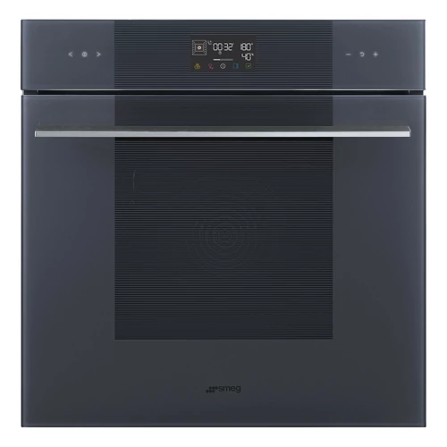 SMEG KOMBINÁLT PIROLITIKUS SÜTŐ, GŐZFUNKCIÓVAL, Linea design, Galileo, 60 cm, ES LCD, neptune szürke üveg