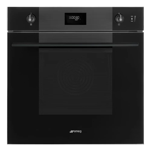 SMEG KOMBINÁLT SÜTŐ, GŐZFUNKCIÓVAL, Linea design, Galileo, 60 cm, CS LCD, mélyfekete üveg