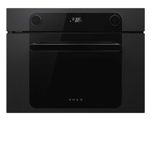 SMEG KOMPAKT KOMBINÁLT MIKROHULLÁMÚ SÜTŐ, Musa design, Galileo, 45 cm, CS LCD, fekete