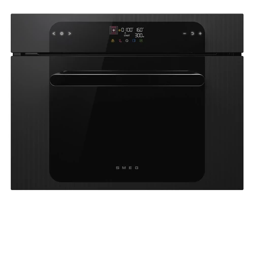 SMEG KOMPAKT KOMBINÁLT MIKROHULLÁMÚ SÜTŐ, Musa design, Galileo, 45 cm, ES LCD, fekete