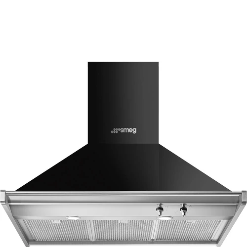 SMEG KÜRTŐS PÁRAELSZÍVÓ, Classica design, 90 cm, fekete