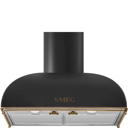 SMEG KÜRTŐS PÁRAELSZÍVÓ, Colonial design, 60 cm, antracit