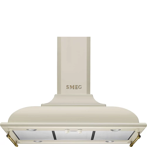 SMEG KÜRTŐS SZIGET PÁRAELSZÍVÓ, Cortina design, 90 cm, bézs