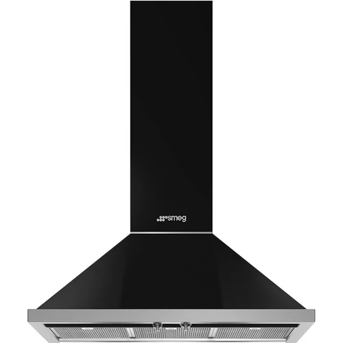 SMEG KÜRTŐS PÁRAELSZÍVÓ, Portofino design, 90 cm, fekete