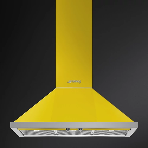 SMEG KÜRTŐS PÁRAELSZÍVÓ, Portofino design, 90 cm, sárga
