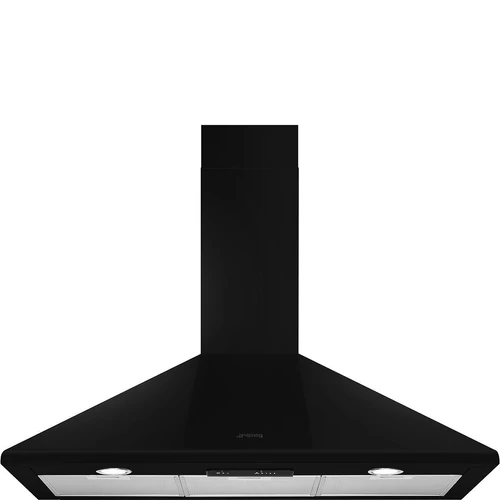 SMEG KÜRTŐS PÁRAELSZÍVÓ, Universal design, 90 cm, tolókapcsolós vezérlés, fekete