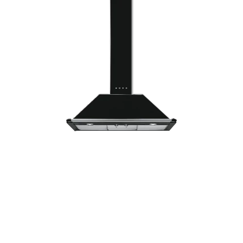 SMEG VICTORIA design kürtős fali páraelszívó, 90 cm, fekete, tekerőgombos vezérlés