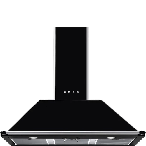 SMEG KÜRTŐS PÁRAELSZÍVÓ, Victoria design, 100 cm, fekete