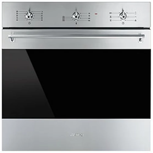 SMEG LÉGKEVERÉSES SÜTŐ, Classica design, 60 cm, analóg, inox