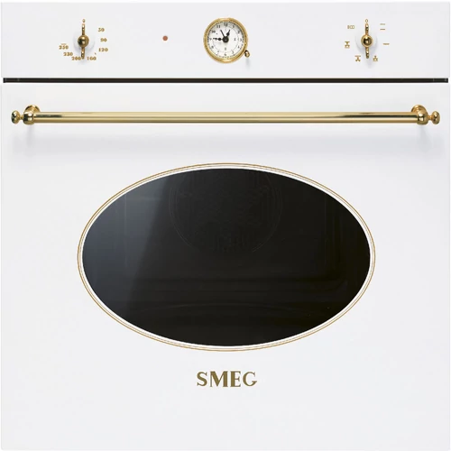SMEG LÉGKEVERÉSES SÜTŐ, Colonial design, 60 cm, analóg, fehér