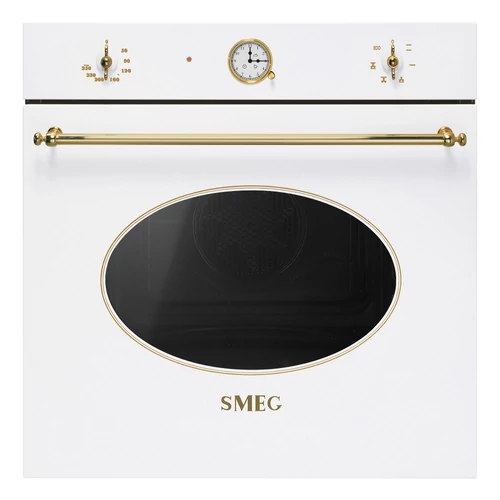 SMEG LÉGKEVERÉSES SÜTŐ, Colonial design, 60 cm, analóg, fehér