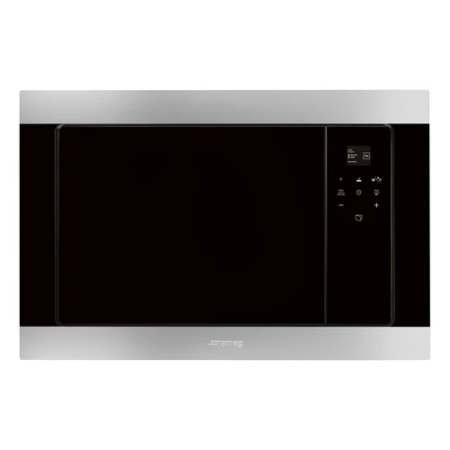SMEG MIKROHULLÁMÚ SÜTŐ, Classic design, beépíthető, 20 liter, inox