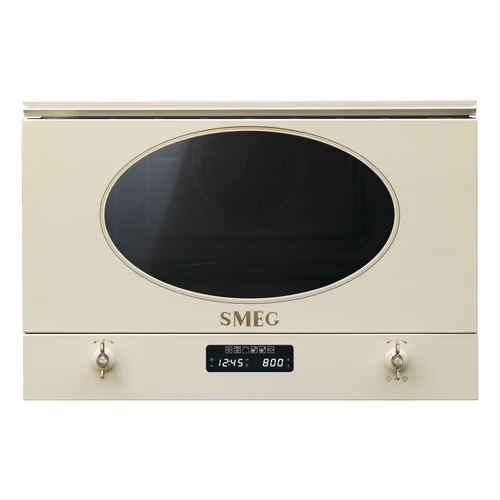 SMEG MIKROHULLÁMÚ SÜTŐ, Colonial design, beépíthető, 22 liter, bézs
