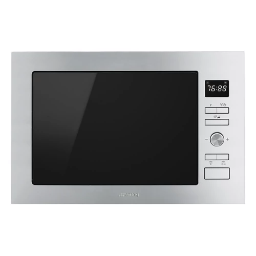 SMEG MIKROHULLÁMÚ SÜTŐ, Selezione design, beépíthető, 25 liter, inox