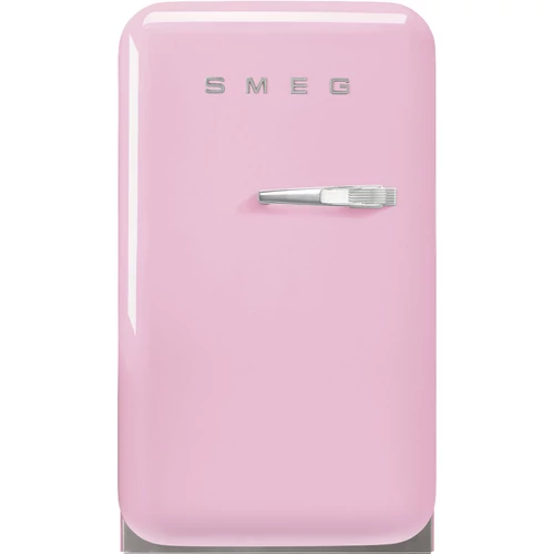 SMEG MINI BAR, retro, 40,4x74 cm, bal oldali pántok, rózsaszín