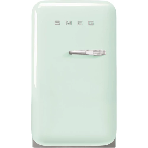 SMEG MINI BAR, retro, 40,4x74 cm, bal oldali pántok, világoszöld