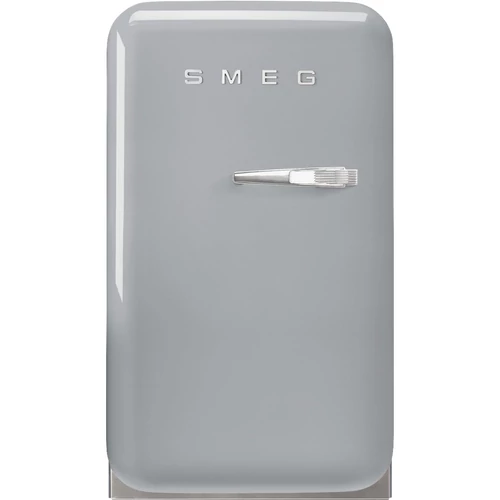 SMEG MINI BAR, retro, 40,4x74 cm, bal oldali pántok, ezüst