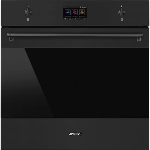 SMEG OMNICHEF HÁROM AZ EGYBEN SÜTŐ, Classica design, Galileo, 60 cm, TFT, matt fekete