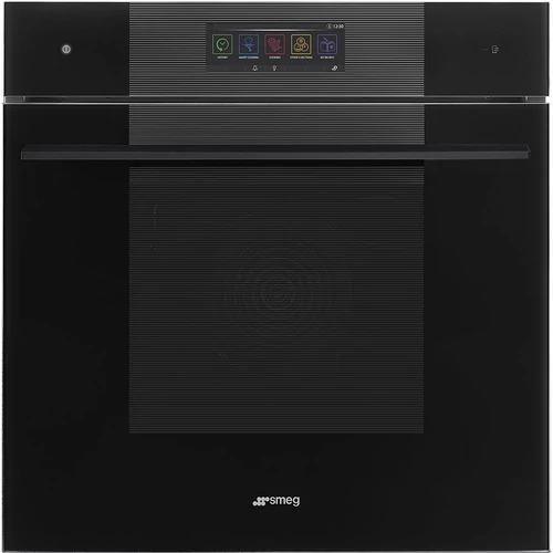 SMEG OMNICHEF HÁROM AZ EGYBEN SÜTŐ, Linea design, Galileo, 60 cm, nagy TFT, mélyfekete üveg