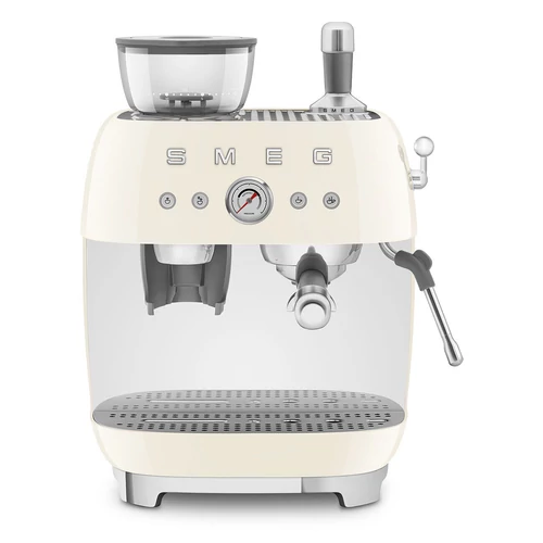 SMEG ŐRLŐVEL KOMBINÁLT ESPRESSO KÁVÉFŐZŐ, retro, bézs