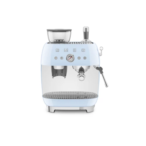 SMEG ŐRLŐVEL KOMBINÁLT ESPRESSO KÁVÉFŐZŐ, világoskék