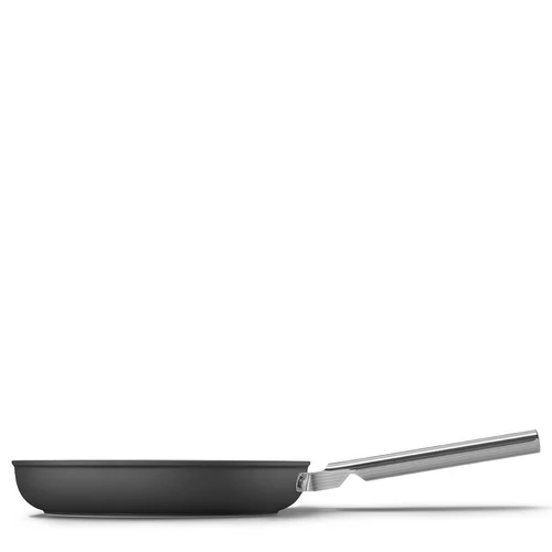 SMEG SERPENYŐ, 28 cm, rozsdamentes acél fogantyú, fekete