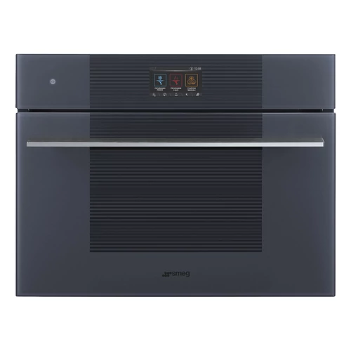 SMEG SOKKOLÓ HŰTŐ, Linea design, 45 cm, TFT, neptune szürke üveg