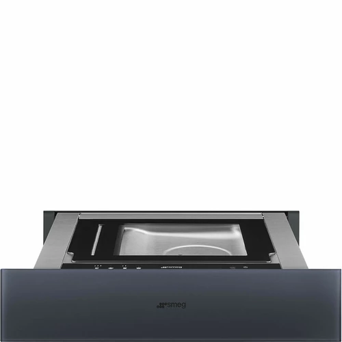 SMEG SOUS VIDE FIÓK, Linea design, vákuum fiók, 15 cm, neptune szürke üveg