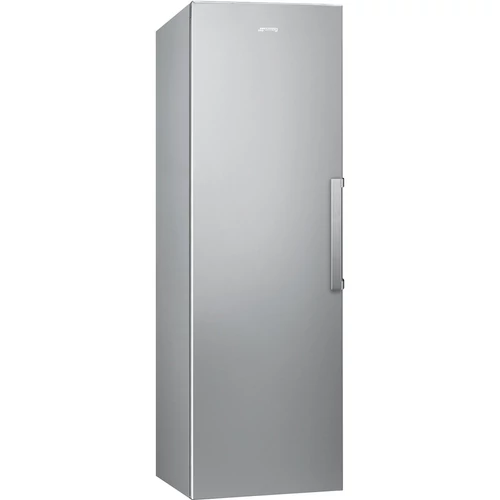SMEG SZABADONÁLLÓ FAGYASZTÓ, 59,5x186 cm, fordítható ajtó, inox
