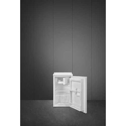 SMEG SZABADONÁLLÓ HŰTŐ ÉS FAGYASZTÓ, 48x84 cm, fordítható ajtó, LED kijelző, márvány hatású