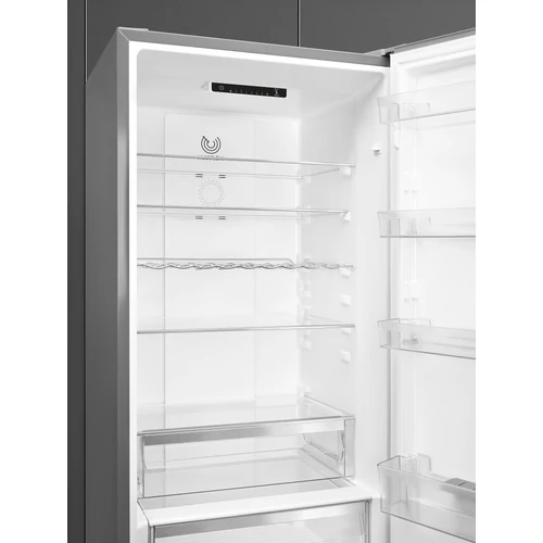 SMEG SZABADONÁLLÓ HŰTŐ ÉS FAGYASZTÓ, 60x200 cm, inox