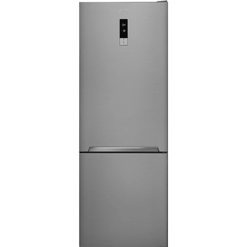 SMEG SZABADONÁLLÓ HŰTŐ ÉS FAGYASZTÓ, 70,5x202 cm, külső kijelző, fordítható ajtó, inox