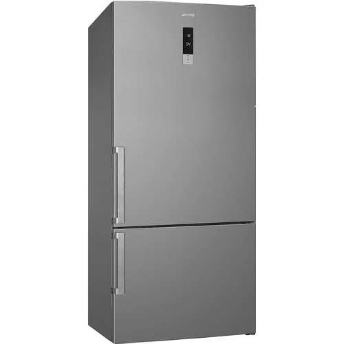 SMEG SZABADONÁLLÓ HŰTŐ ÉS FAGYASZTÓ, 84x186 cm, jobb oldali pántok, inox