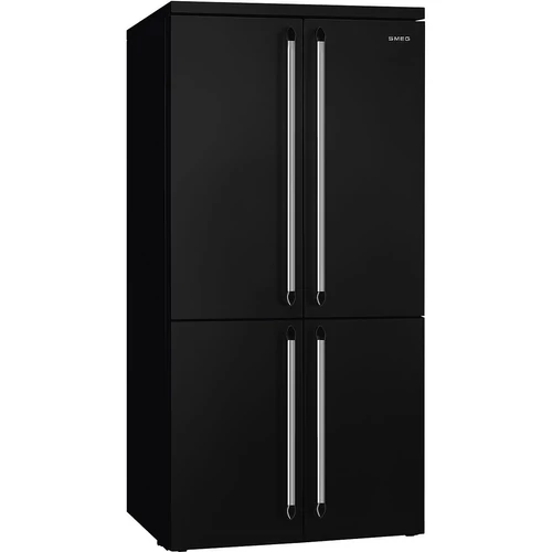 SMEG SZABADONÁLLÓ HŰTŐ ÉS FAGYASZTÓ, Victoria design, 91,5x187 cm, fekete