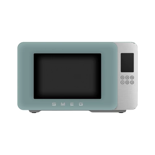 SMEG ASZTALI MIKROHULLÁMÚ SÜTŐ GRILLEL, Collezione design, 29 liter, matt smaragdzöld