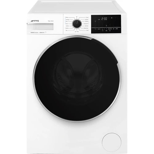 SMEG SZABADONÁLLÓ MOSÓGÉP, 60 cm, elöltöltős, 15 program, 6 hőmérséklet, max. tömeg 10 kg, 1400 rpm, LED kijelző