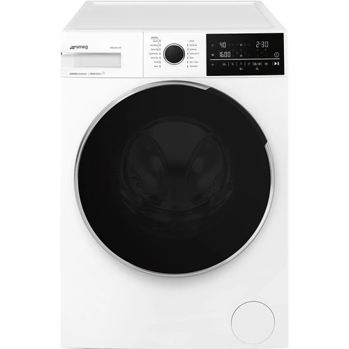 SMEG SZABADONÁLLÓ MOSÓGÉP ÉS SZÁRÍTÓ, 60 cm, elöltöltős, 15 program, 9 hőmérséklet, 1400 rpm, LCD kijelző