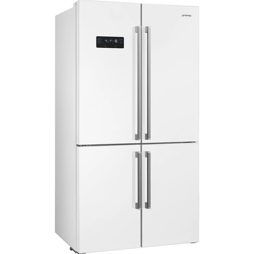 SMEG SZABANONÁLLÓ HŰTŐ ÉS FAGYASZTÓ, 90,8x182 cm, E energiaosztály, külső LED kijelző, francia ajtó, fehér