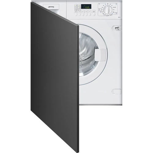 SMEG TELJESEN INTEGRÁLHATÓ MOSÓGÉP, 60 cm elöltöltős, 15 program, 1000 rpm, LED kijelző
