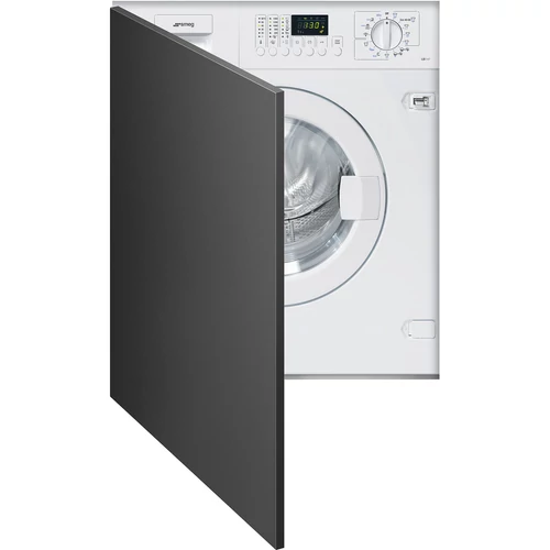 SMEG TELJESEN INTEGRÁLHATÓ MOSÓGÉP, 60 cm elöltöltős, 15 program, 1200 rpm, LED kijelző