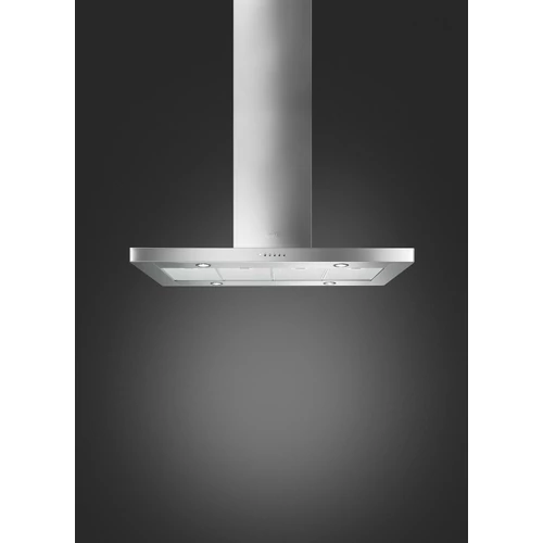 SMEG UNIVERSALE design T-shape sziget páraelszívó, 120 cm, inox, 2 db szögletes LED