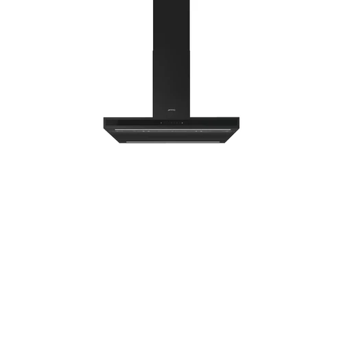 SMEG UNIVERSALE design T-shape sziget páraelszívó, 90 cm, matt fekete