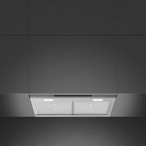 SMEG UNIVERSALE design beépíthető páraelszívó, 56 cm, inox