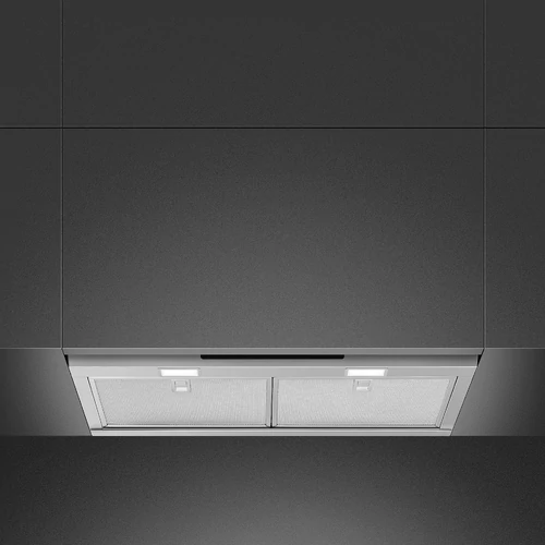 SMEG UNIVERSALE design beépíthető páraelszívó, 71 cm, inox