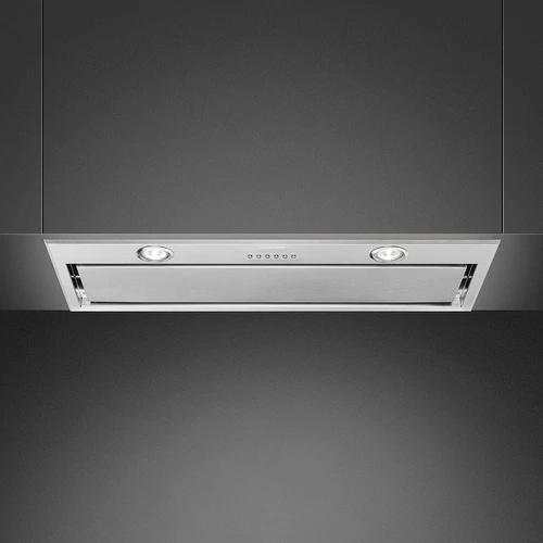 SMEG UNIVERSALE design beépíthető páraelszívó, 77 cm, inox