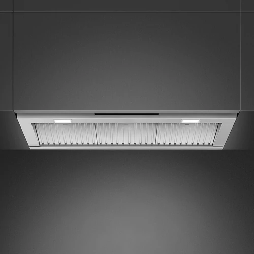 SMEG UNIVERSALE design beépíthető páraelszívó, 86 cm, inox, 3+1 sebesség, Auto-Vent2.0
